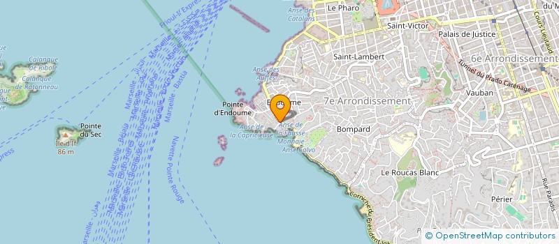 localisation de l'entreprise BOUJOU à MARSEILLE