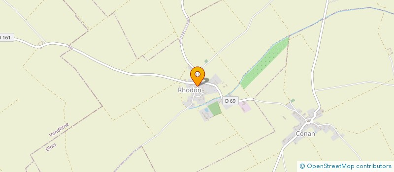 localisation de l'entreprise BOUJU à RHODON