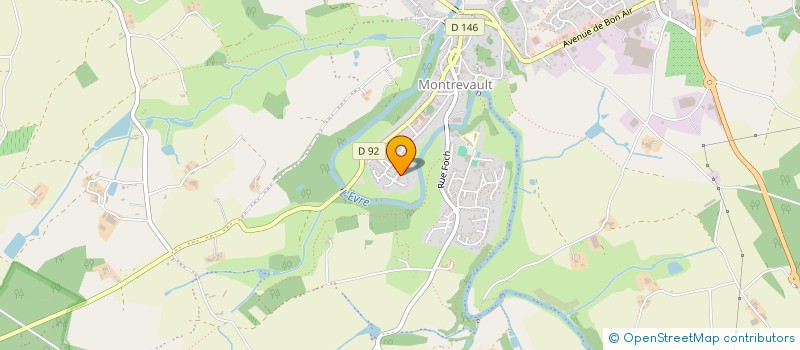 localisation de l'entreprise BOUK-H-EVRE à MONTREVAULT-SUR-EVRE