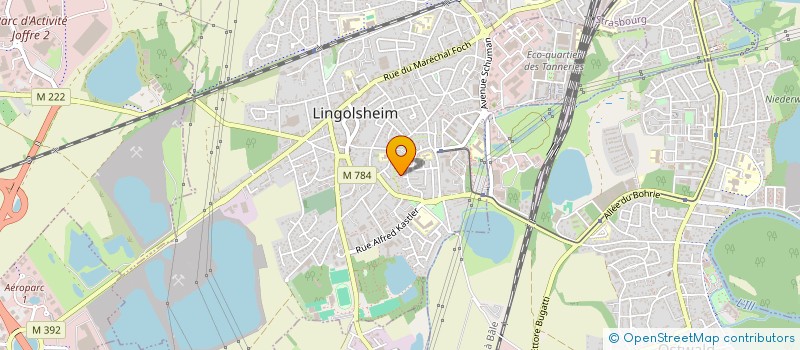 localisation de l'entreprise BOUKAMZA  LINGOLSHEIM