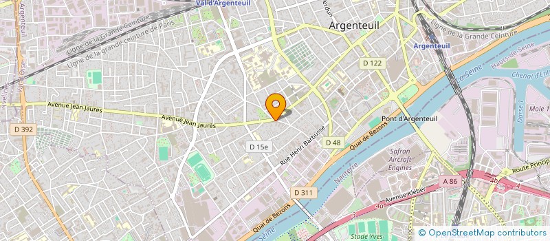 localisation de l'entreprise BOUKARI ROBERT  ARGENTEUIL