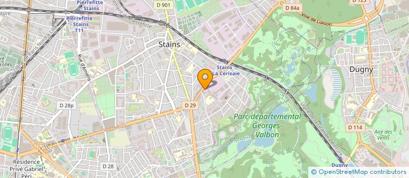 localisation de l'entreprise BOUKARMA à STAINS