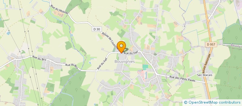 localisation de l'entreprise BOUKENLOU à BOUVIGNIES