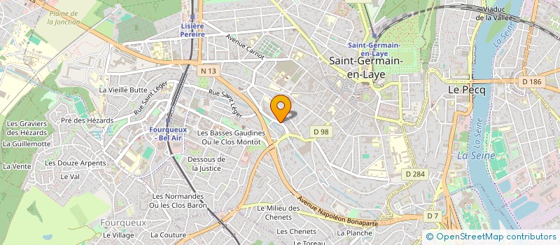 localisation de l'entreprise BOUKEPHALOS FRERES  SAINT-GERMAIN-EN-LAYE