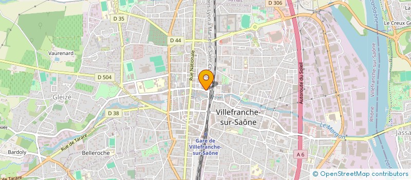 localisation de l'entreprise BOUKEZZOULA ET ASSOCIES  VILLEFRANCHE-SUR-SAONE