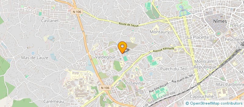 localisation de l'entreprise BOUKHLIQ PEINTURE  NIMES