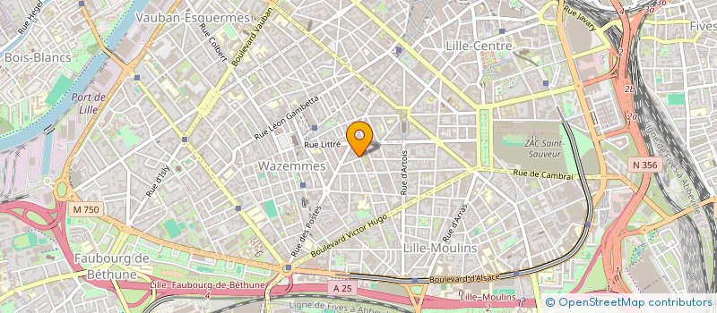 localisation de l'entreprise BOUKHORS HOLDING à LILLE