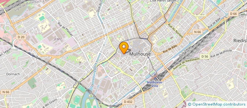 localisation de l'entreprise BOUKIM à MULHOUSE