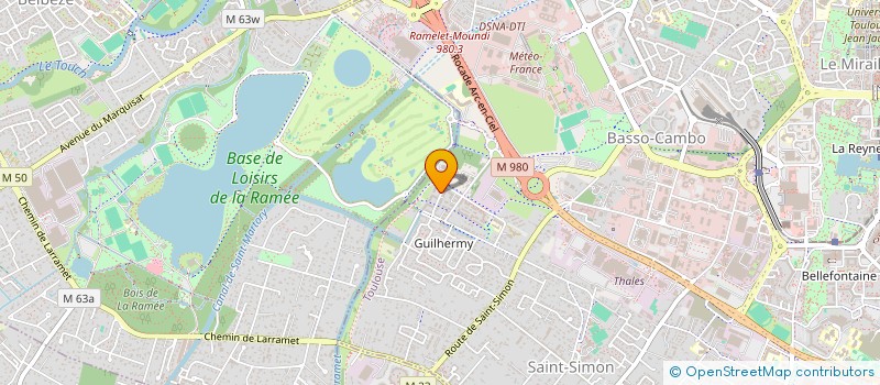 localisation de l'entreprise BOUKOBZA  TOULOUSE