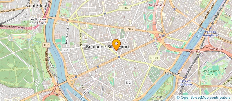 localisation de l'entreprise BOUL à BOULOGNE-BILLANCOURT