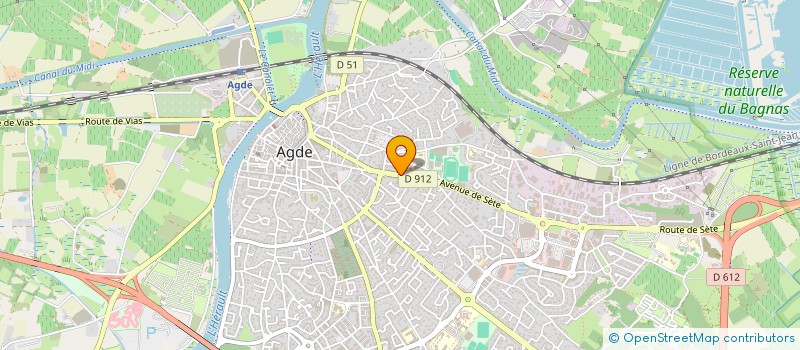 localisation de l'entreprise BOUL ANGE  AGDE