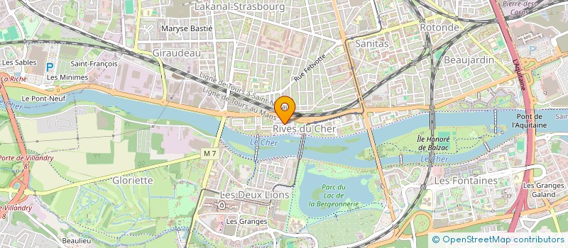 localisation de l'entreprise BOUL DU RIV  TOURS