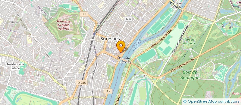 localisation de l'entreprise BOUL OPTIC à SURESNES
