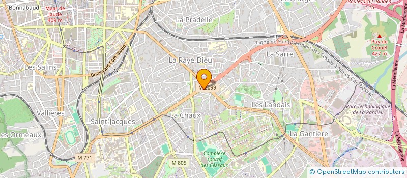 localisation de l'entreprise BOULADE  CLERMONT-FERRAND