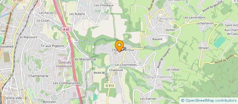 localisation de l'entreprise BOULAHIA MONTAGNE  PUGNY-CHATENOD