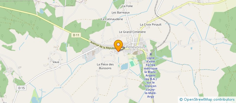 localisation de l'entreprise BOULAIS DANJON à PELLEVOISIN