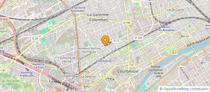 localisation de l'entreprise BOULAKOAM SMAIL ET BOUSSAD à COURBEVOIE
