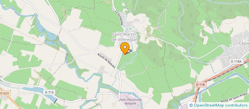 localisation de l'entreprise BOULALOUCH  SAINT-MARTIN-DE-VILLEREGLAN