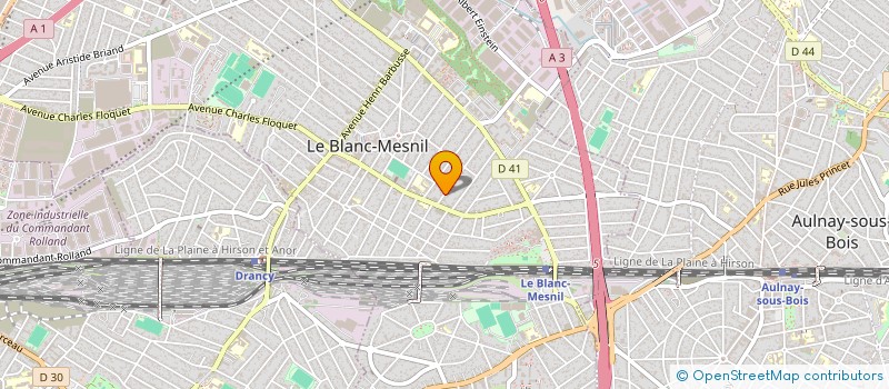 localisation de l'entreprise BOULAN - S.E.E.B. à LE BLANC-MESNIL