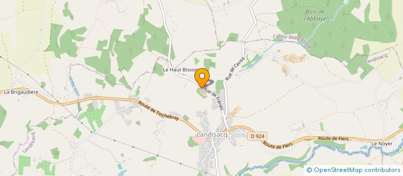 localisation de l'entreprise BOULAND AGRO  LANDISACQ