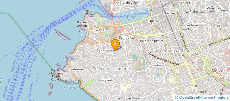 localisation de l'entreprise BOULANG PATIS CHOCOL DEUX FRERES LATIL à MARSEILLE