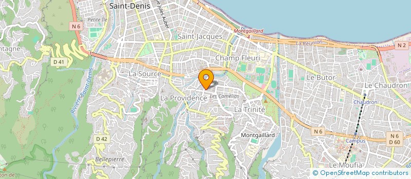 localisation de l'entreprise BOULANG PATISSERIE LA DUCHESSE à SAINT-DENIS