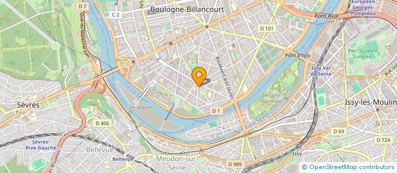 localisation de l'entreprise BOULANGE BOULOGNE à BOULOGNE-BILLANCOURT