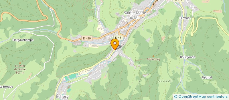 localisation de l'entreprise BOULANGER  SAINTE-MARIE-AUX-MINES