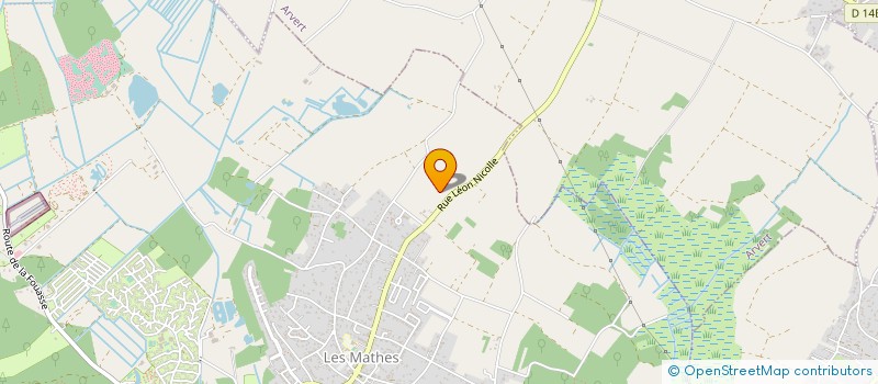 localisation de l'entreprise BOULANGER  LES MATHES