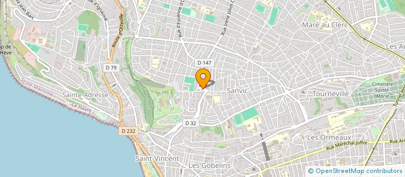 localisation de l'entreprise BOULANGER  LE HAVRE