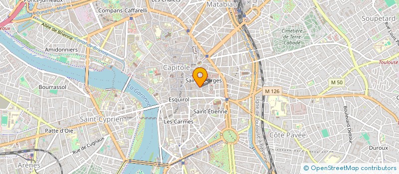 localisation de l'entreprise BOULANGER DE GARONNE  TOULOUSE