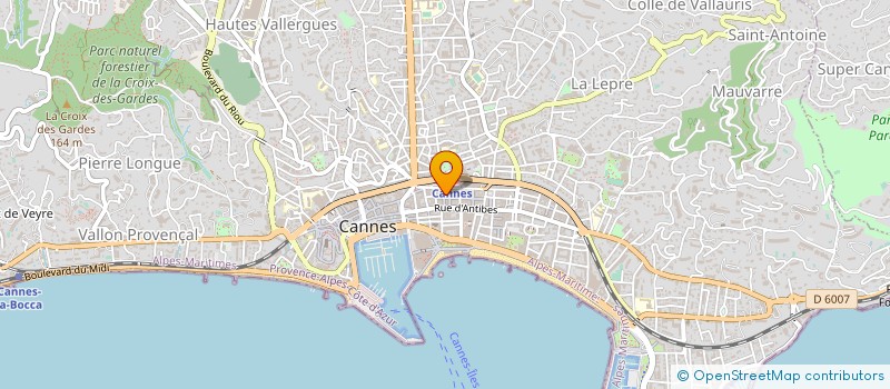 localisation de l'entreprise BOULANGER PATISS ALSACIENNE à CANNES
