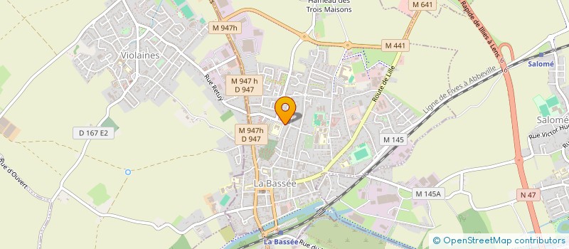 localisation de l'entreprise BOULANGER-PLUQUIN  LA BASSEE