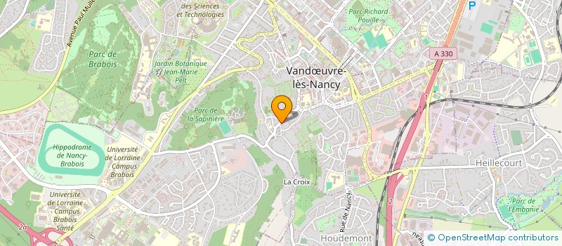 localisation de l'entreprise BOULANGER RENOVATION à VANDŒUVRE-LES-NANCY