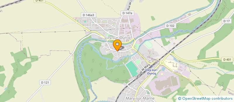 localisation de l'entreprise BOULANGERIE 2. SA TAVARES  LIZY-SUR-OURCQ