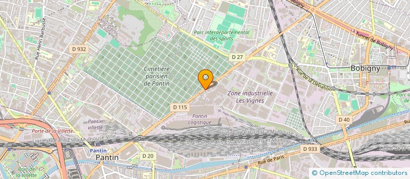 localisation de l'entreprise BOULANGERIE 46 à BOBIGNY
