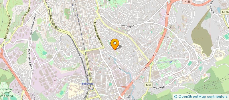 localisation de l'entreprise BOULANGERIE A & S  SAINT-ETIENNE