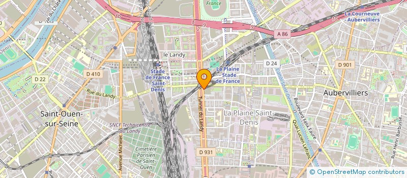 localisation de l'entreprise BOULANGERIE ACIL à SAINT-DENIS