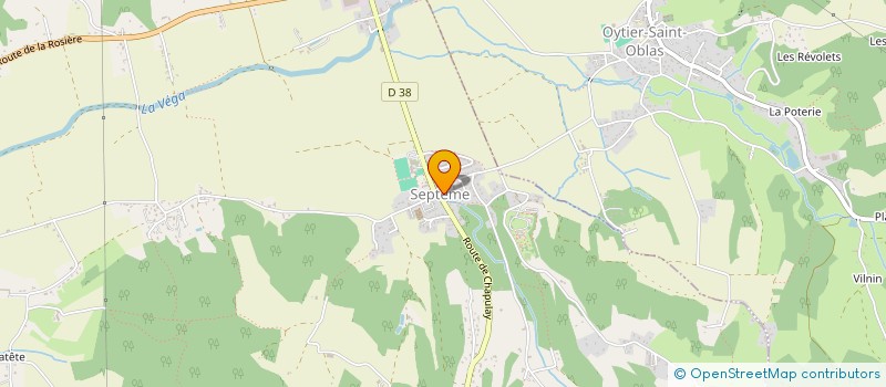 localisation de l'entreprise BOULANGERIE AEZ  SEPTEME