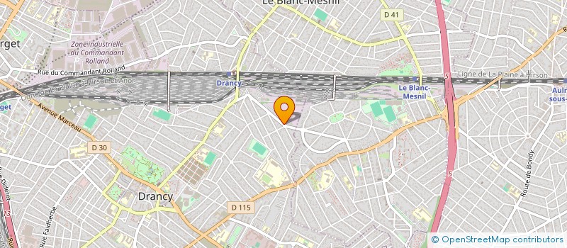 localisation de l'entreprise BOULANGERIE AGUERBI à DRANCY