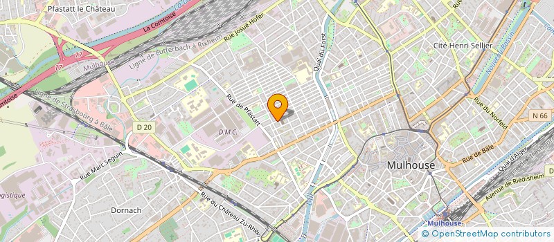 localisation de l'entreprise BOULANGERIE ALADIN  MULHOUSE