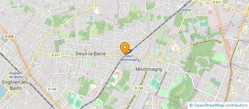 localisation de l'entreprise BOULANGERIE ALBA à DEUIL LA BARRE