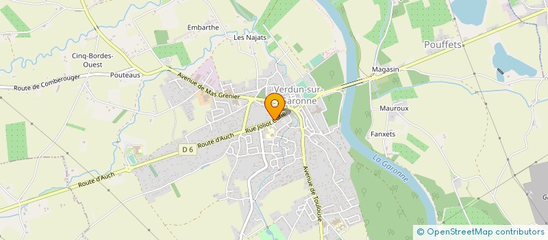 localisation de l'entreprise BOULANGERIE ALBERT  VERDUN-SUR-GARONNE