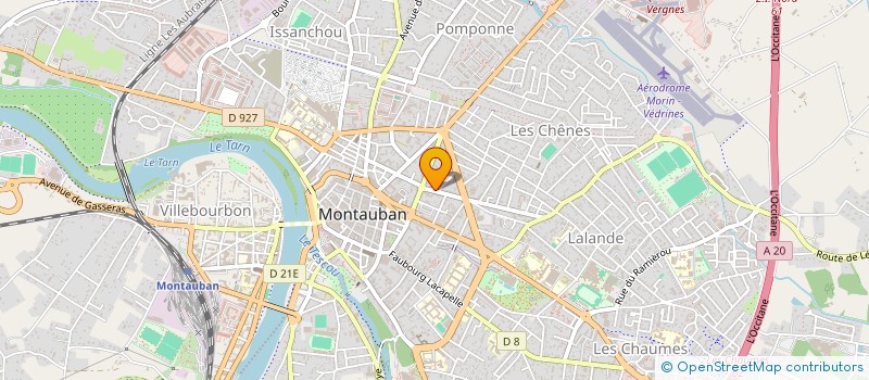 localisation de l'entreprise BOULANGERIE ALSACE LORRAINE à MONTAUBAN
