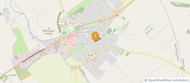 localisation de l'entreprise BOULANGERIE ARTISANALE ROMANO  BOULAY-MOSELLE