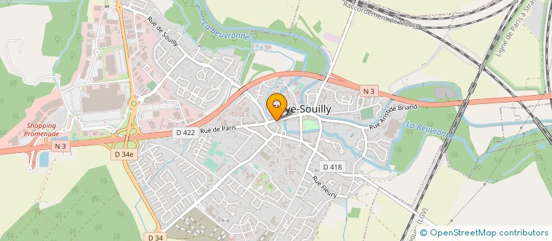 localisation de l'entreprise BOULANGERIE AU DUC DE CLAYE  CLAYE-SOUILLY