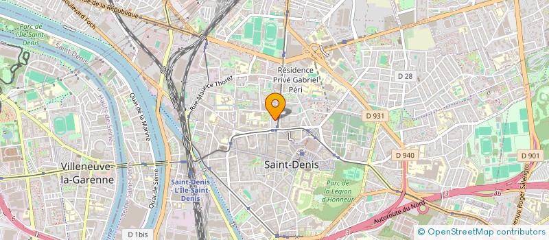 localisation de l'entreprise BOULANGERIE AU GRAND JOUR à SAINT-DENIS