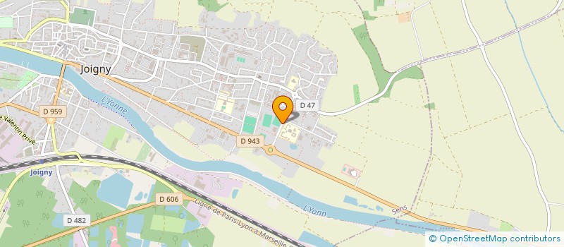 localisation de l'entreprise BOULANGERIE AU PLAISIR DE JOIGNY à JOIGNY