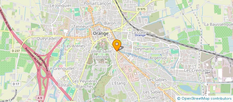 localisation de l'entreprise BOULANGERIE AU QUOTIDIEN à ORANGE