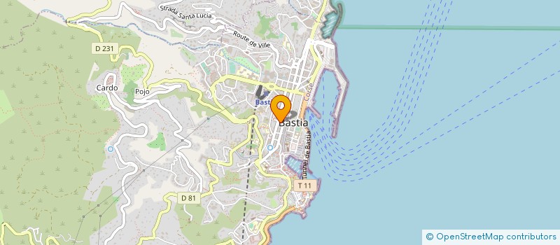 localisation de l'entreprise BOULANGERIE AUX DELICES DE MIOT à BASTIA
